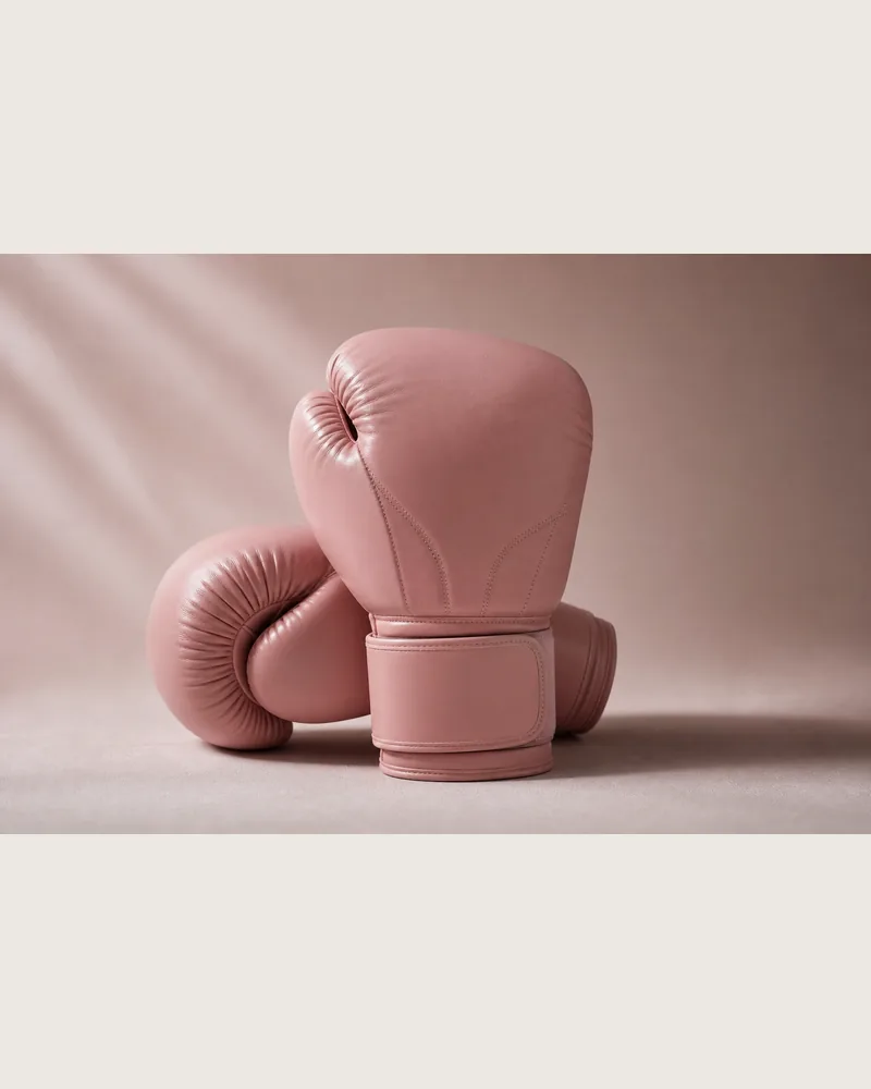 Gants roses style contemporain affirmé